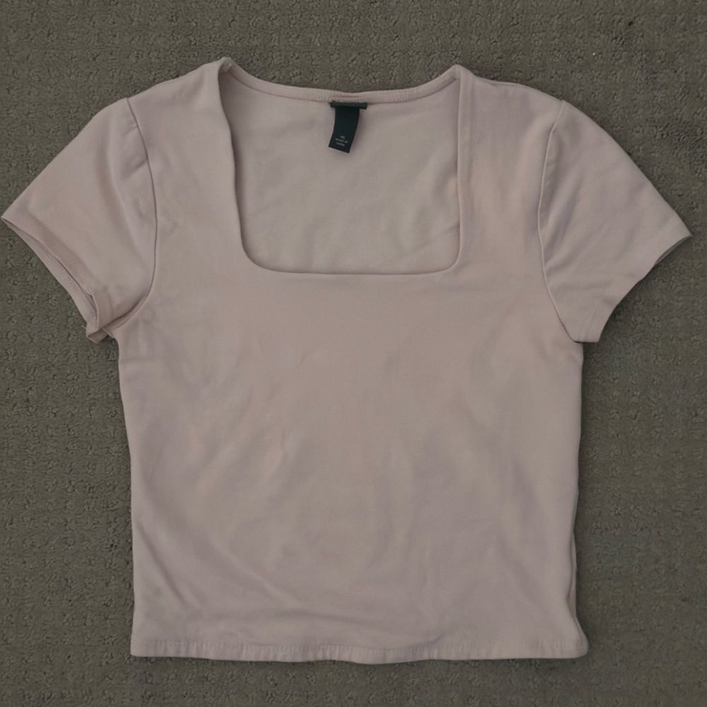 Pink Crop Top